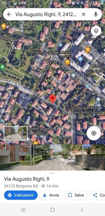 Villetta Rossini Appartamento Da Condividere Con Me Luciano Servizio Ospiti Taxi Driver Navetta No Wifi 2 Camera Da Letto Per 5 Persone Valbrembo Екстер'єр фото
