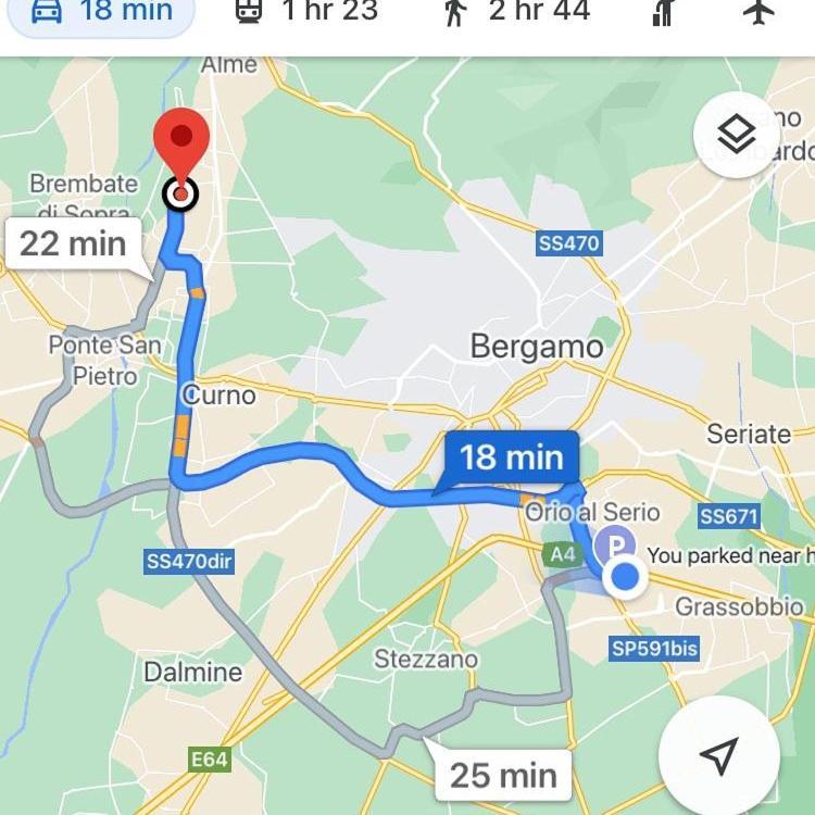 Villetta Rossini Appartamento Da Condividere Con Me Luciano Servizio Ospiti Taxi Driver Navetta No Wifi 2 Camera Da Letto Per 5 Persone Valbrembo Екстер'єр фото
